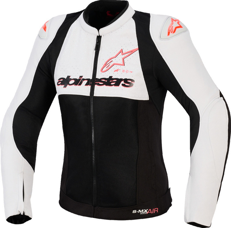 Alpinestars Stella SMX Air Ice Gray Black Coral Fluo Jacket