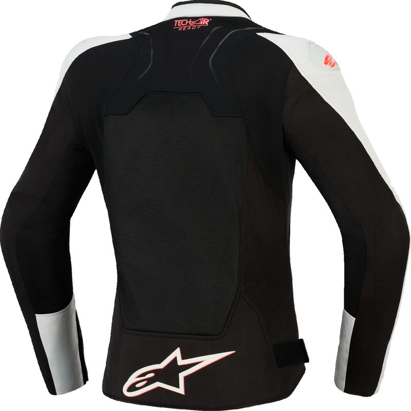Alpinestars Stella SMX Air Ice Gray Black Coral Fluo Jacket