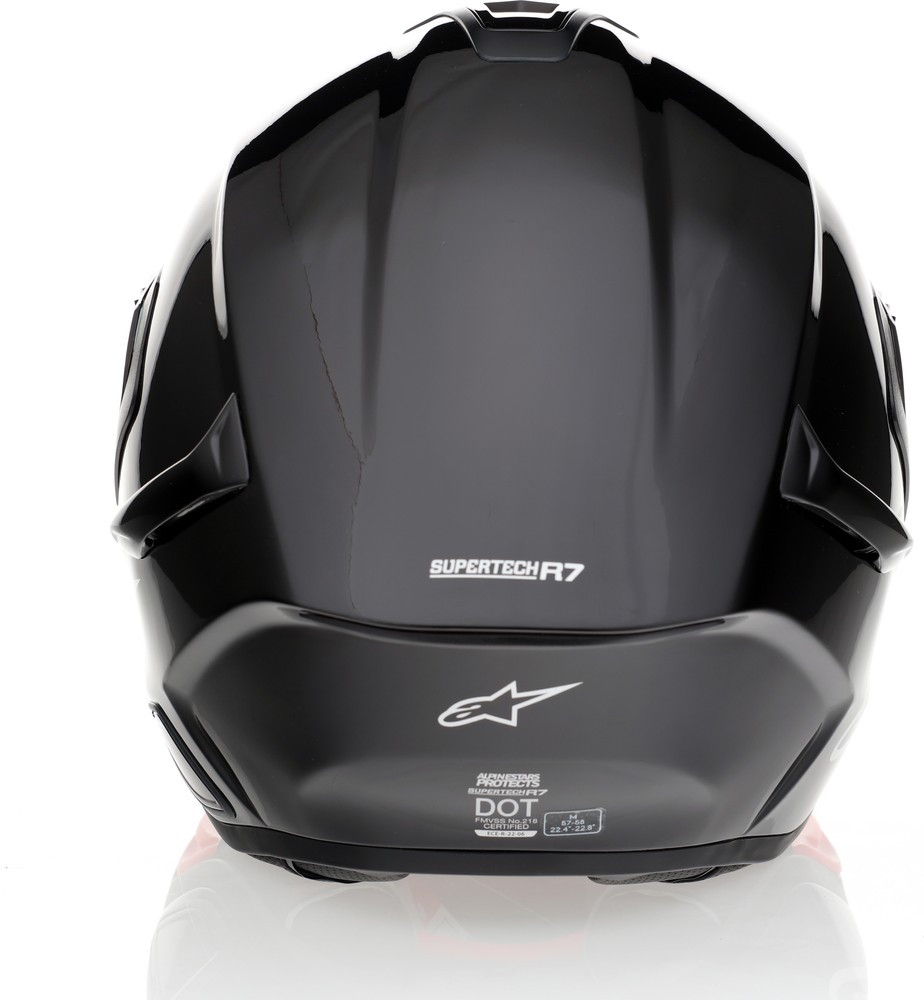 Alpinestars Supertech R7 Gloss Black Helmet