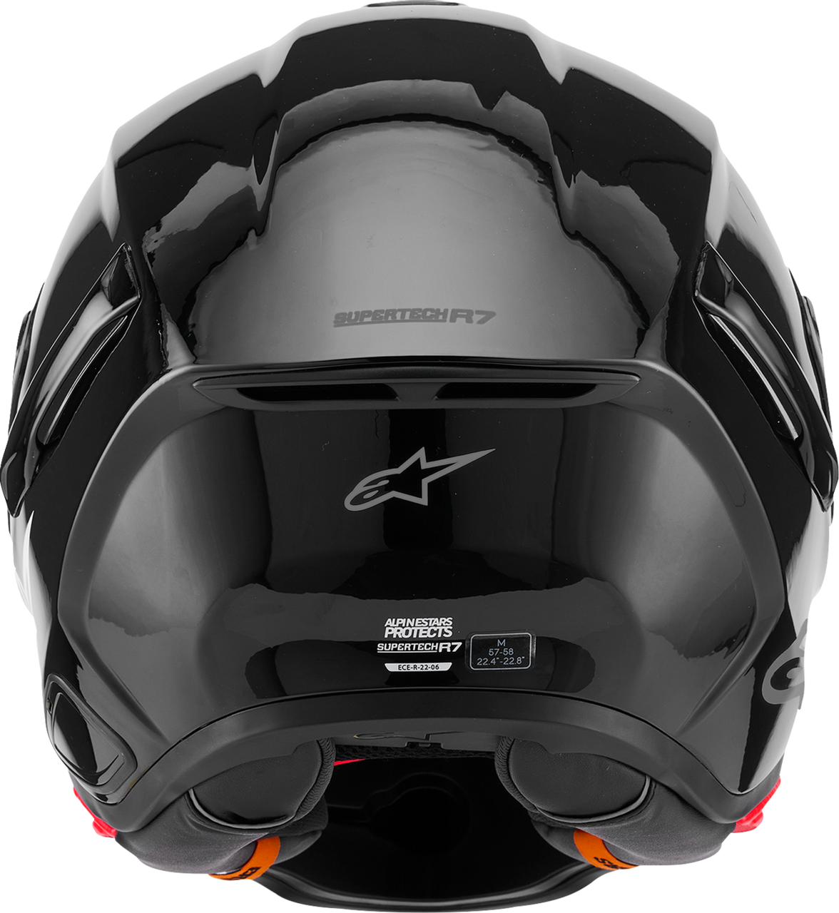 Alpinestars Supertech R7 Gloss Black Helmet