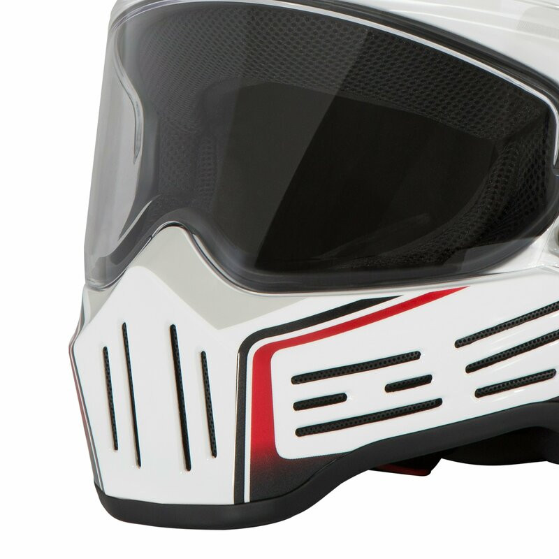 Simpson M30 Bandit Lifter White Helmet
