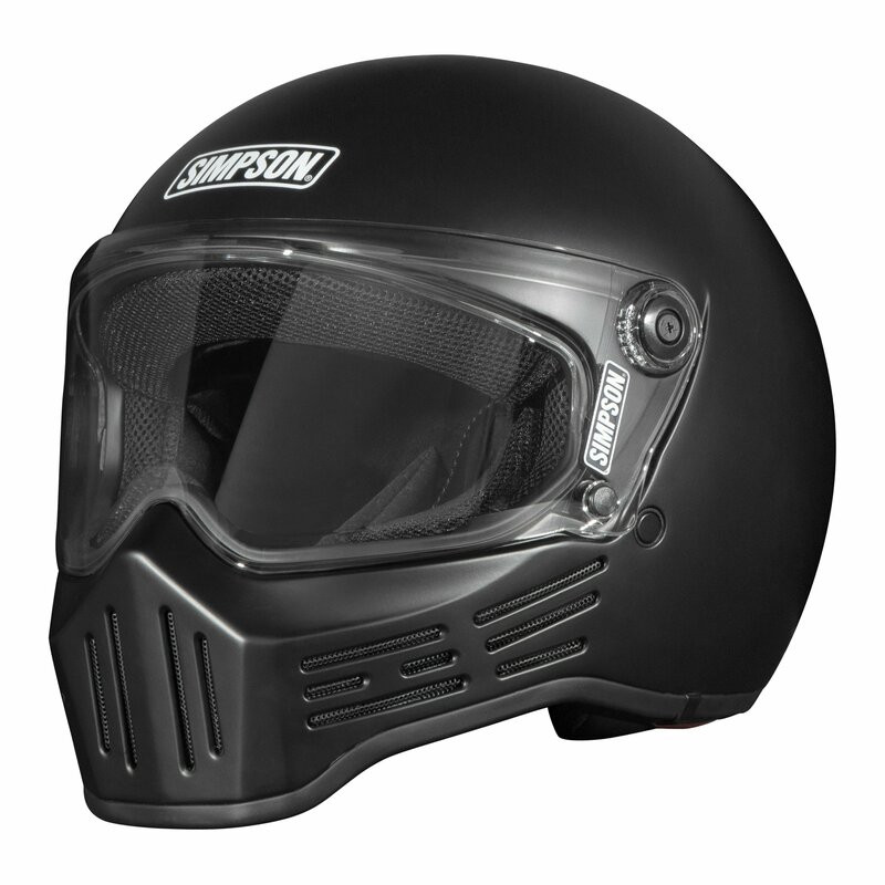Simpson M30 Bandit Matte Black Helmet