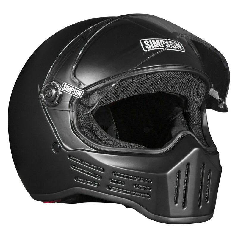 Simpson M30 Bandit Matte Black Helmet