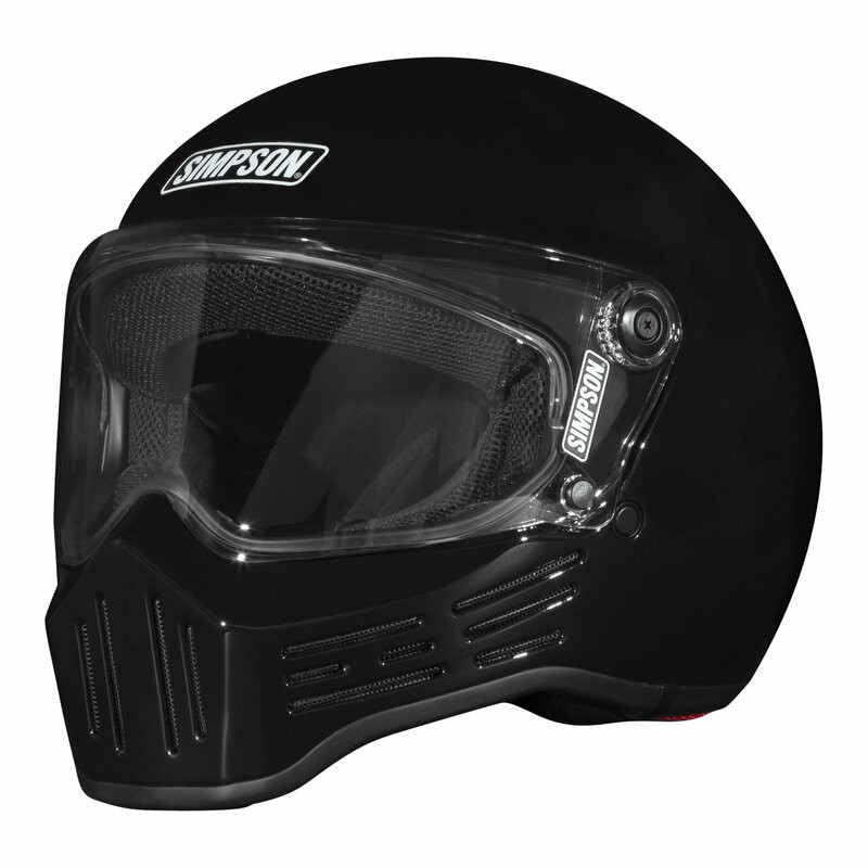 Simpson M30 Bandit Black Helmet