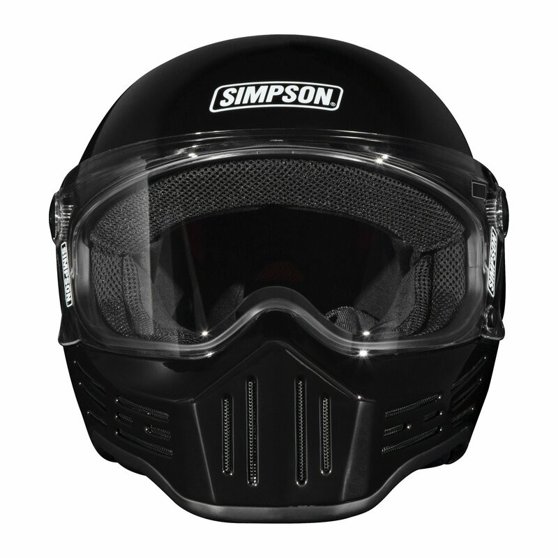 Simpson M30 Bandit Black Helmet