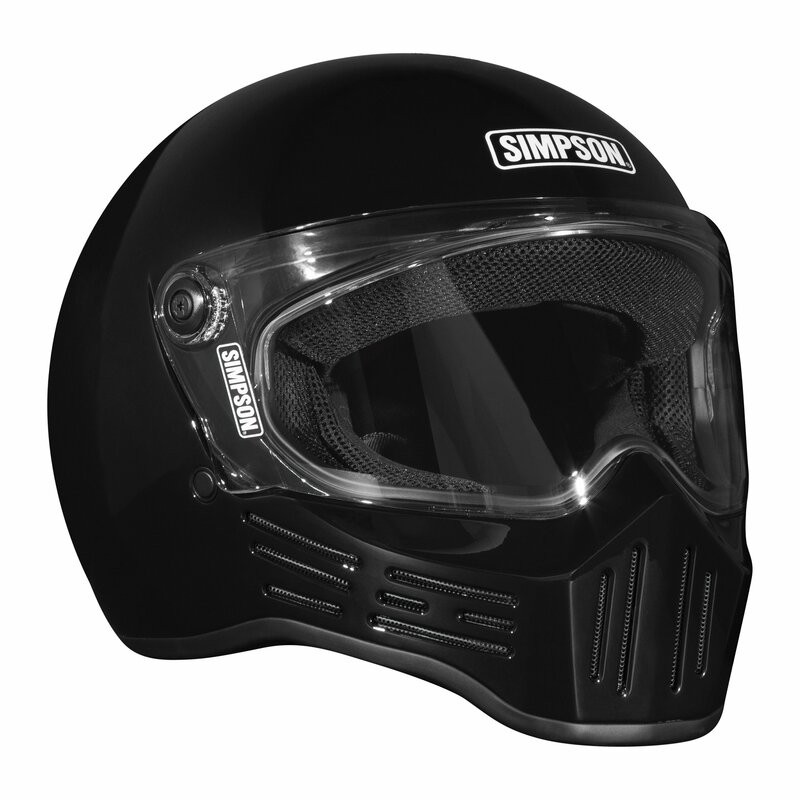 Simpson M30 Bandit Black Helmet