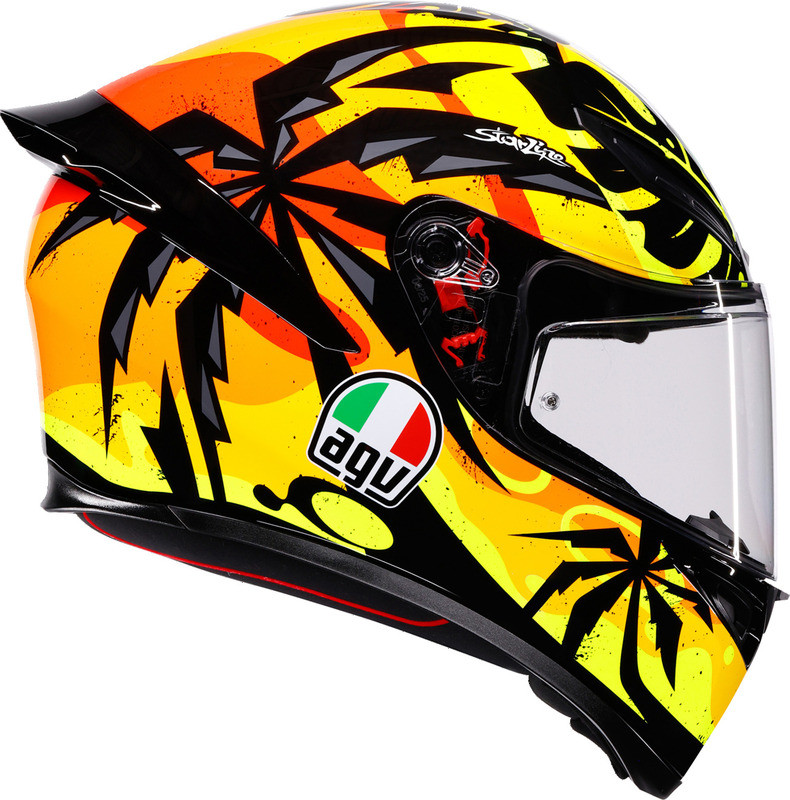 AGV K1 S Tropicrush Black Orange Helmet