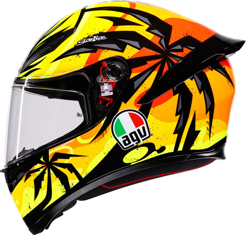 AGV K1 S Tropicrush Black Orange Helmet