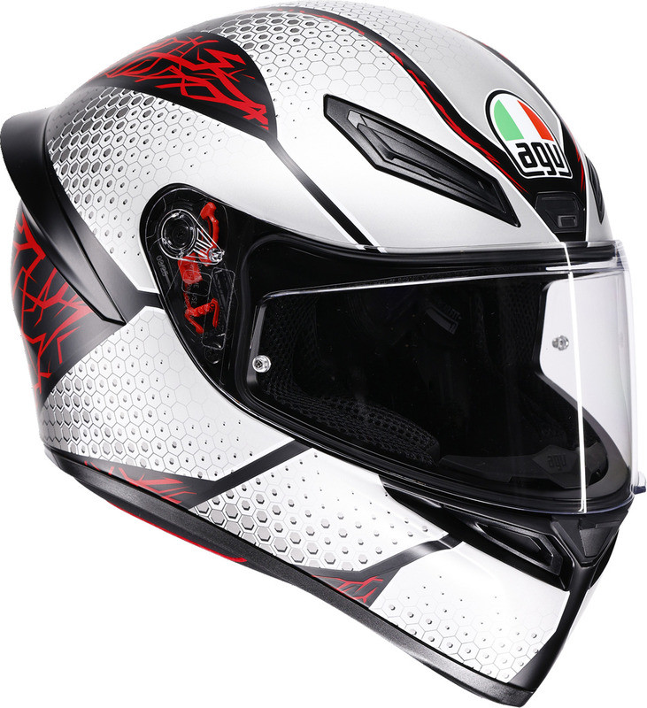 AGV K1 S Speedarmor Matte Black Gray Red Helmet