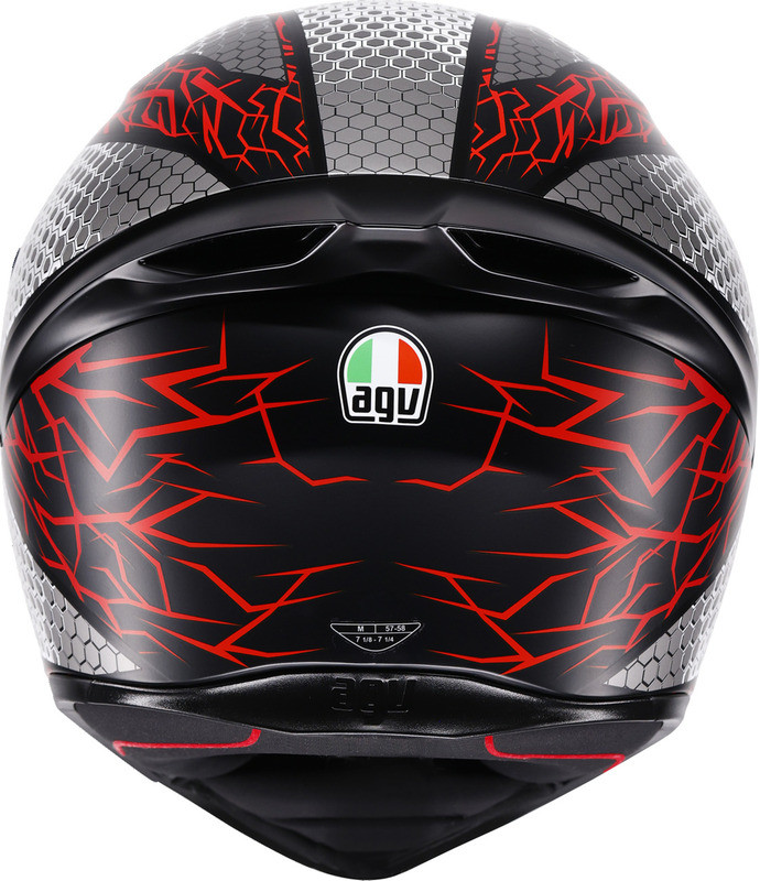 AGV K1 S Speedarmor Matte Black Gray Red Helmet