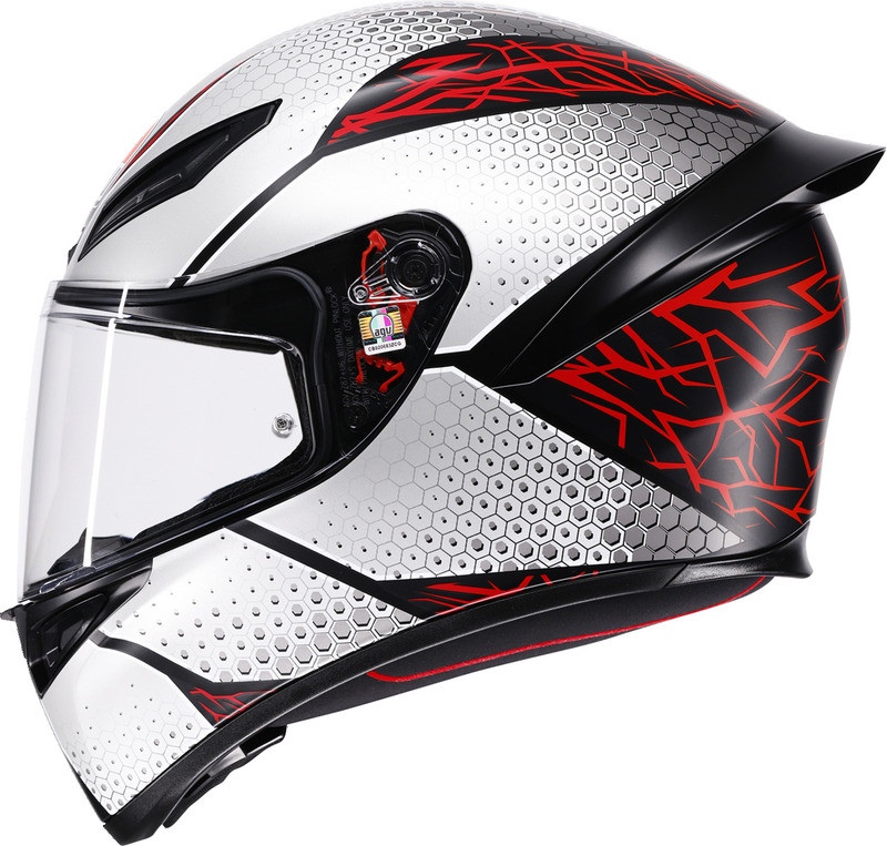AGV K1 S Speedarmor Matte Black Gray Red Helmet