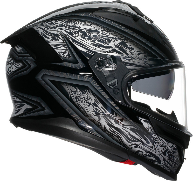 AGV K7 Damascus Black Silver Helmet