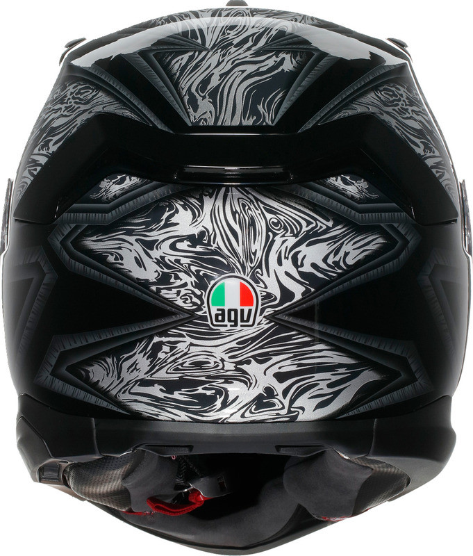 AGV K7 Damascus Black Silver Helmet