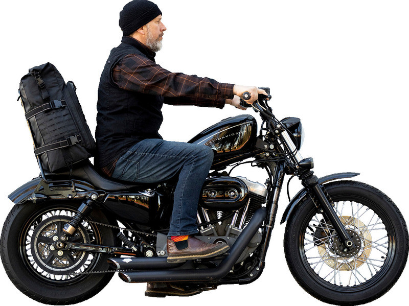 Biltwell EXFIL-80 Gen 2 size Black Motorcycle Bag