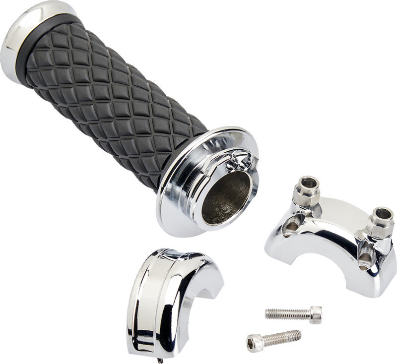 Biltwell Alumicore Custom Chrome Grips