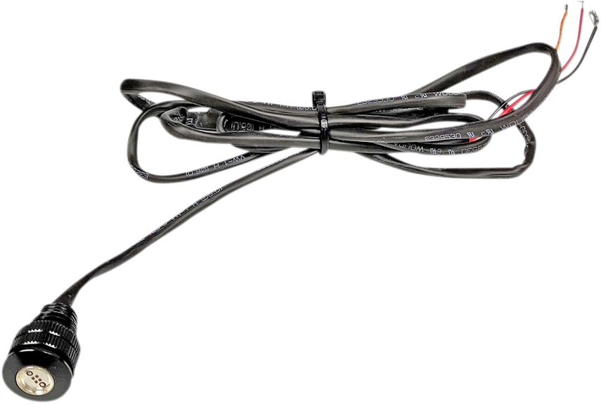 Custom Dynamics Boltz Lighting Black Trim Amber LED - CD-BOLT-A-B