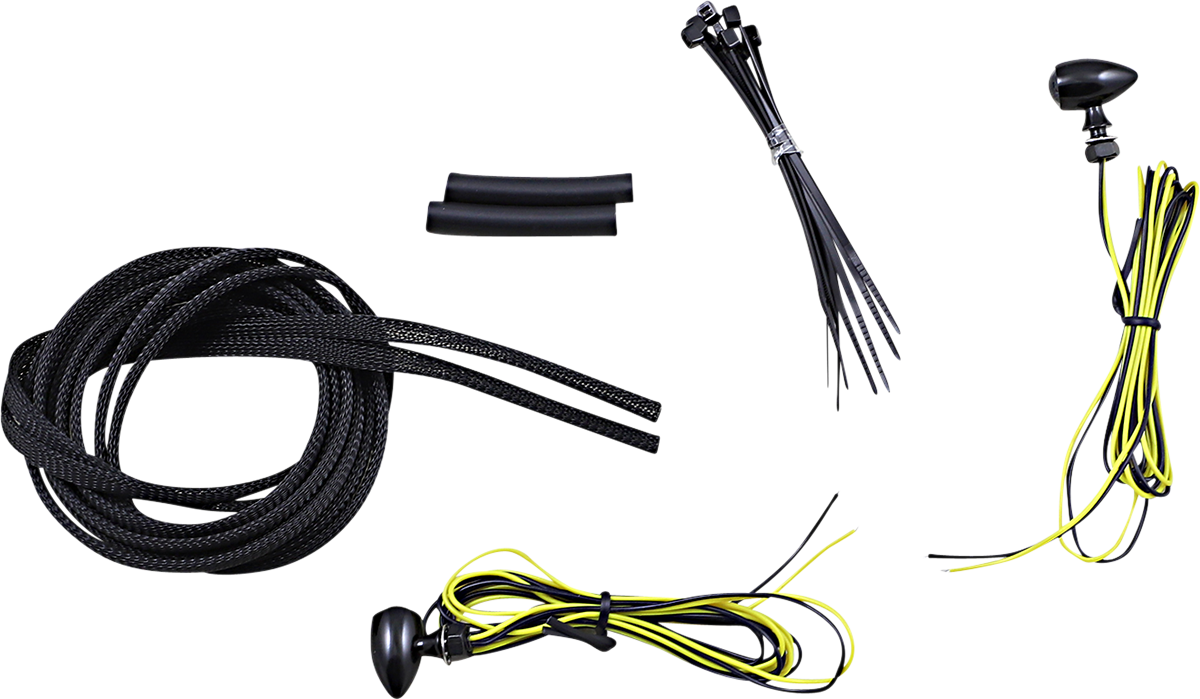 Custom Dynamics Micro Turn Signals Amber Black - CD-MICRO-A-B