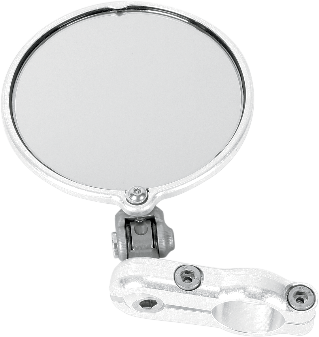 CRG Mirror Hindsight LS Side View Round Silver Right Each - HSLS-201-R