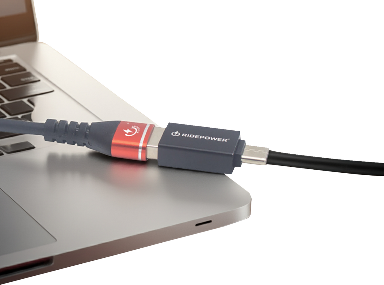 Ridepower Power Adapter Female USB to Male USB-C - RPUSBCMUSBFADPT