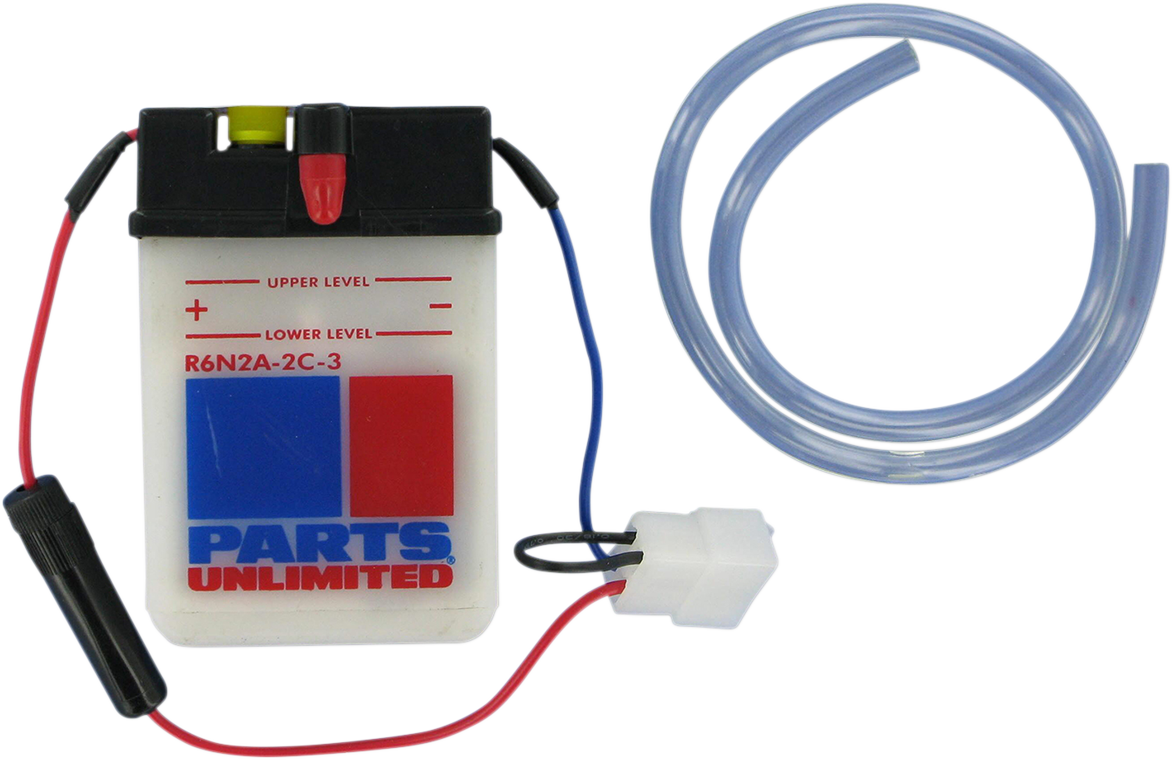 Parts Unlimited Conventional Battery - 6N2A2C