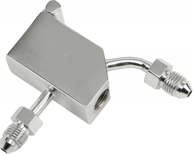 Goodridge Rear Brake Manifold Chrome - PGD-MANIFOLD