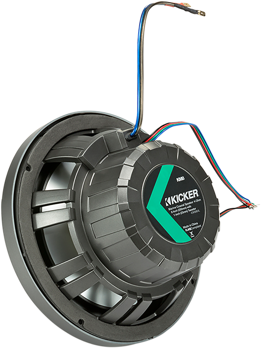 Kicker 8" Speakers 7-Color LED - 45KM84L