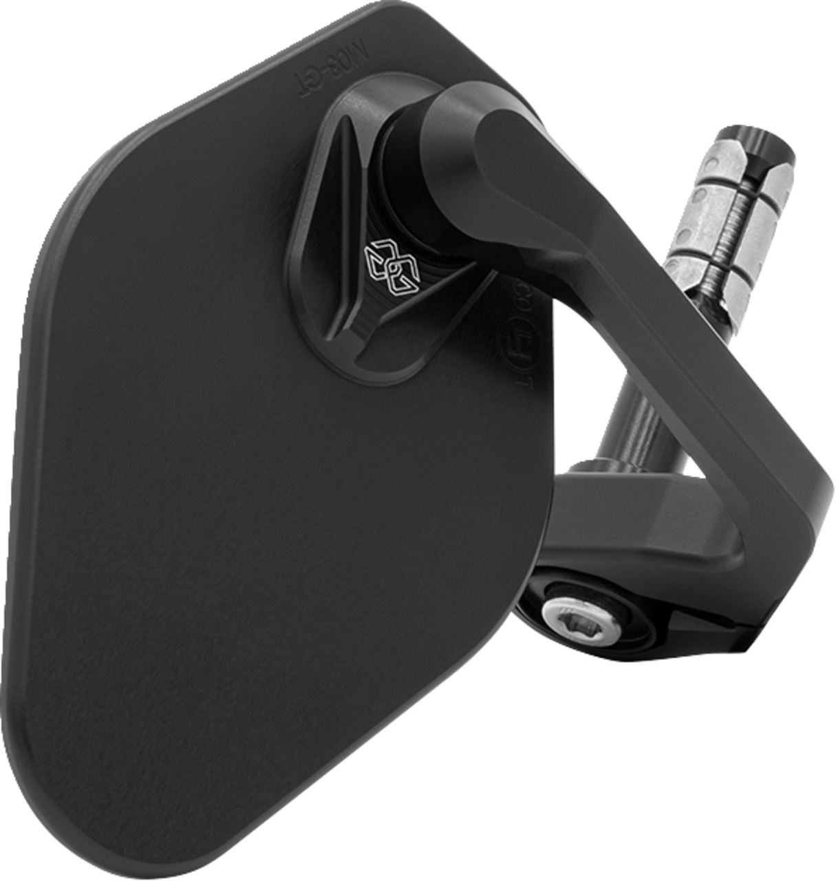 Gilles Tooling Mirror STRATOS Side View Diamond Black Right/Left Each - M03-01-BD