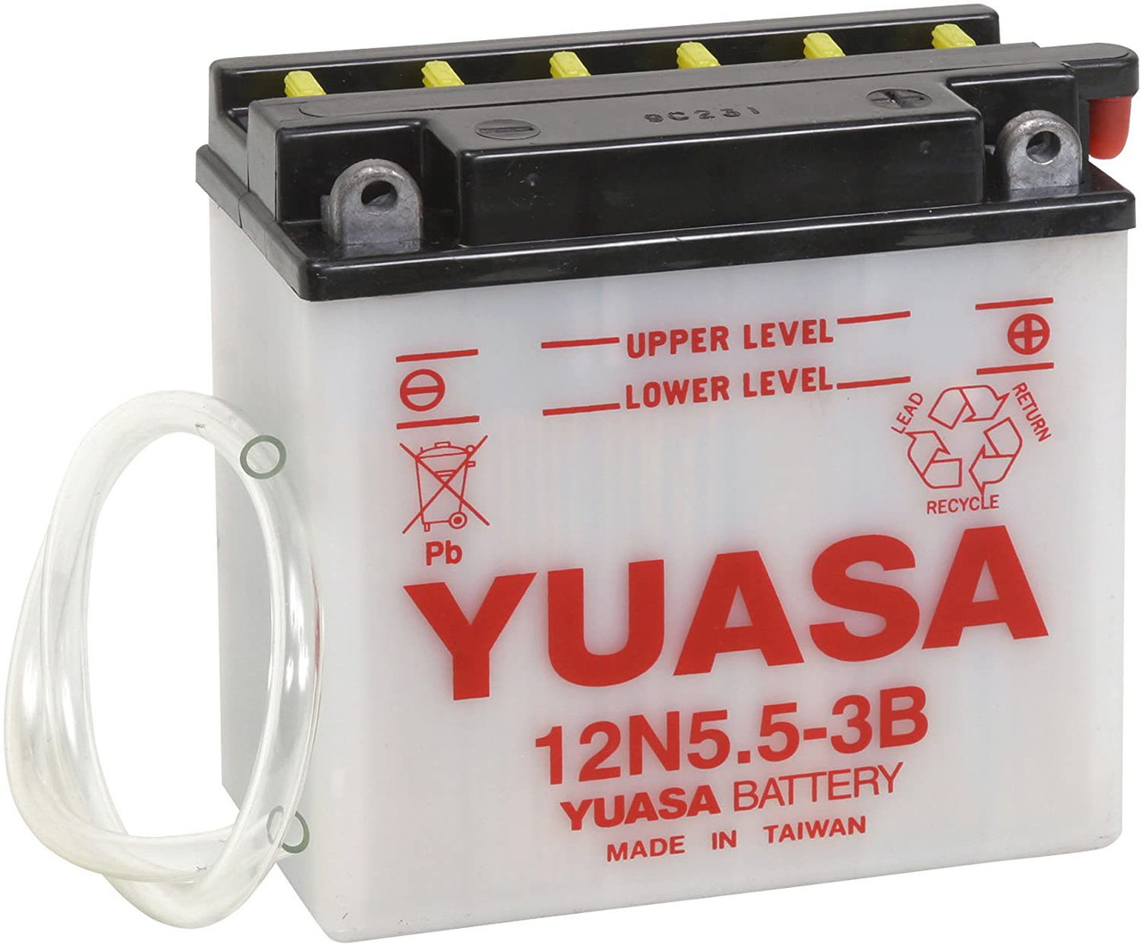 Yuasa 12N5.5-3B Battery Kit