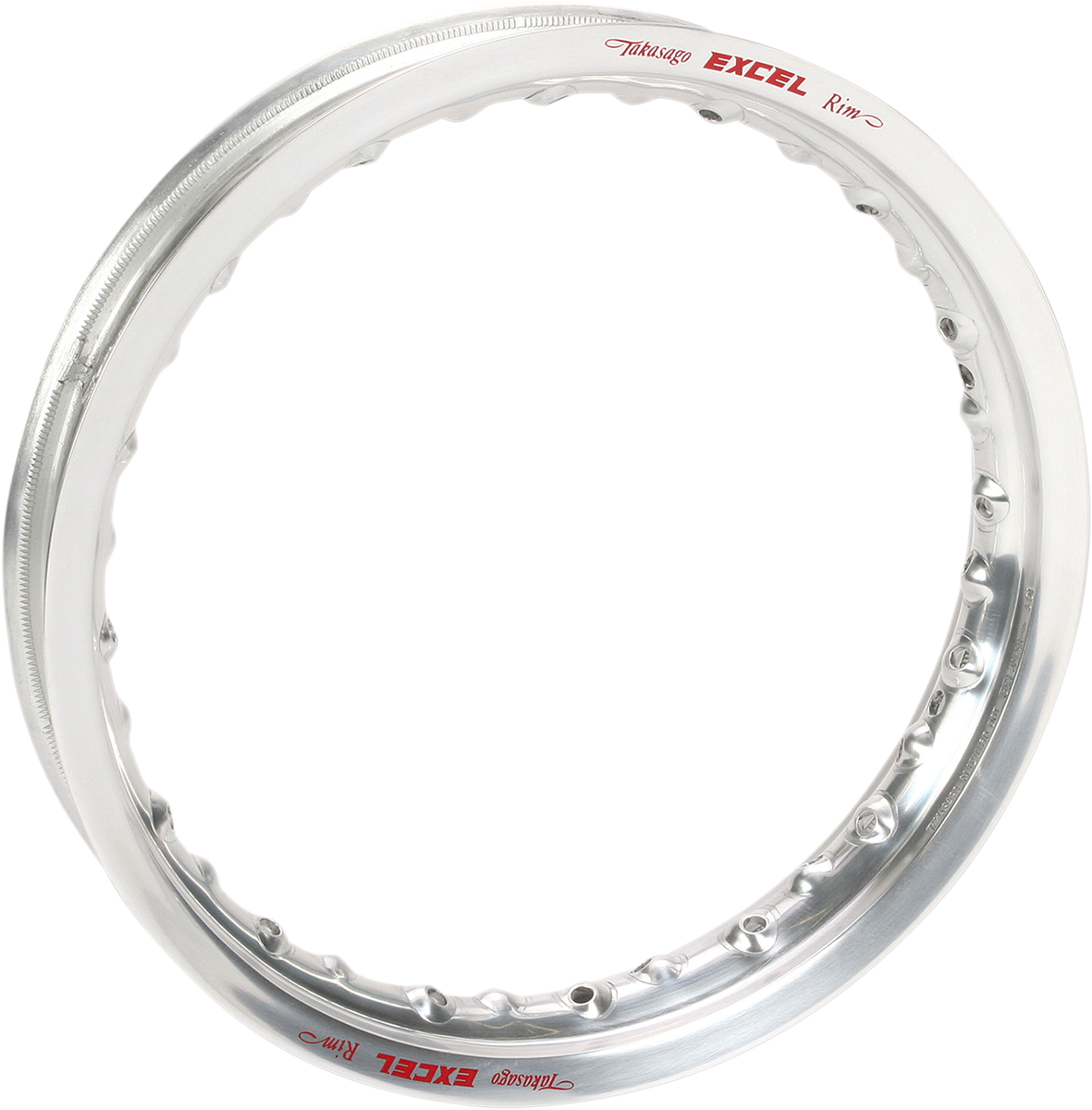 Excel Rim Takasago Rear 36 Hole Silver 12x1.6 - ACS411 - Speed Addicts