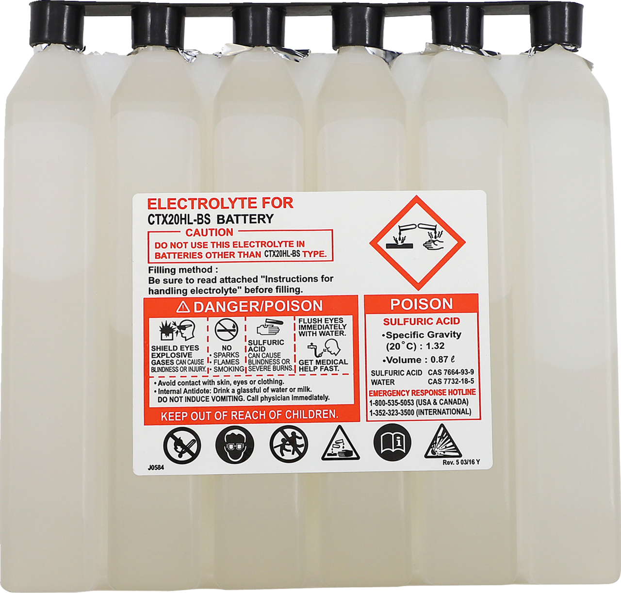 Drag Specialties Battery YTX20HLBSFT - CTX20HL-BS FT