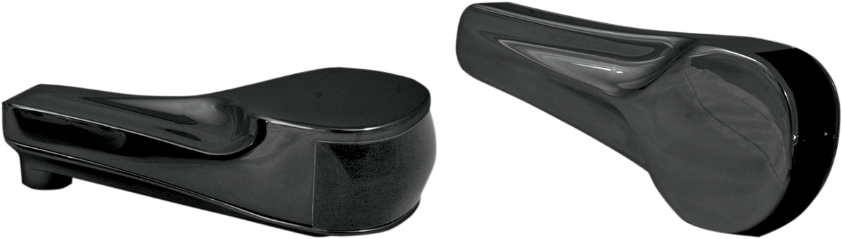 Alloy Art Turn Signals LED Front Finned Black - RGFS2-2