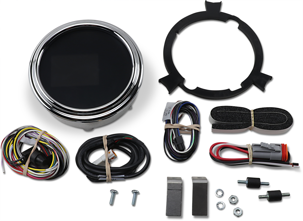 Dakota Digital Tank Speedometer Chrome Bezel 4.5" Harley Davidson '99-'03 - MLX-2000