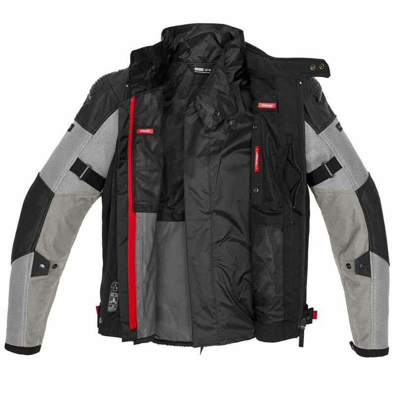 Spidi Vent Pro Black Ice Leather Jacket