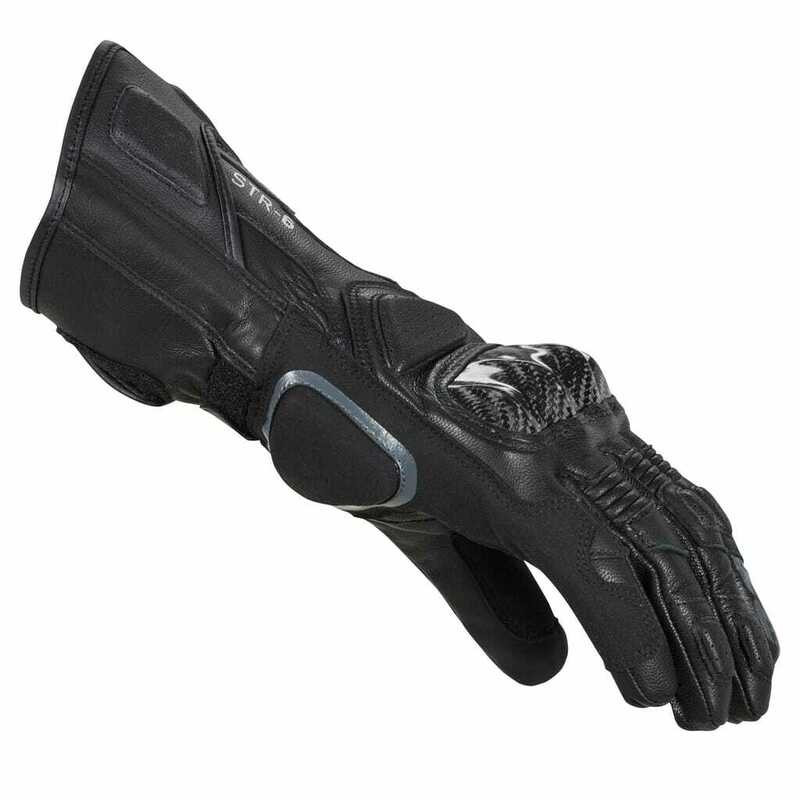 Str. 6 Spidi STR-6 Black Gloves - Speed Addicts