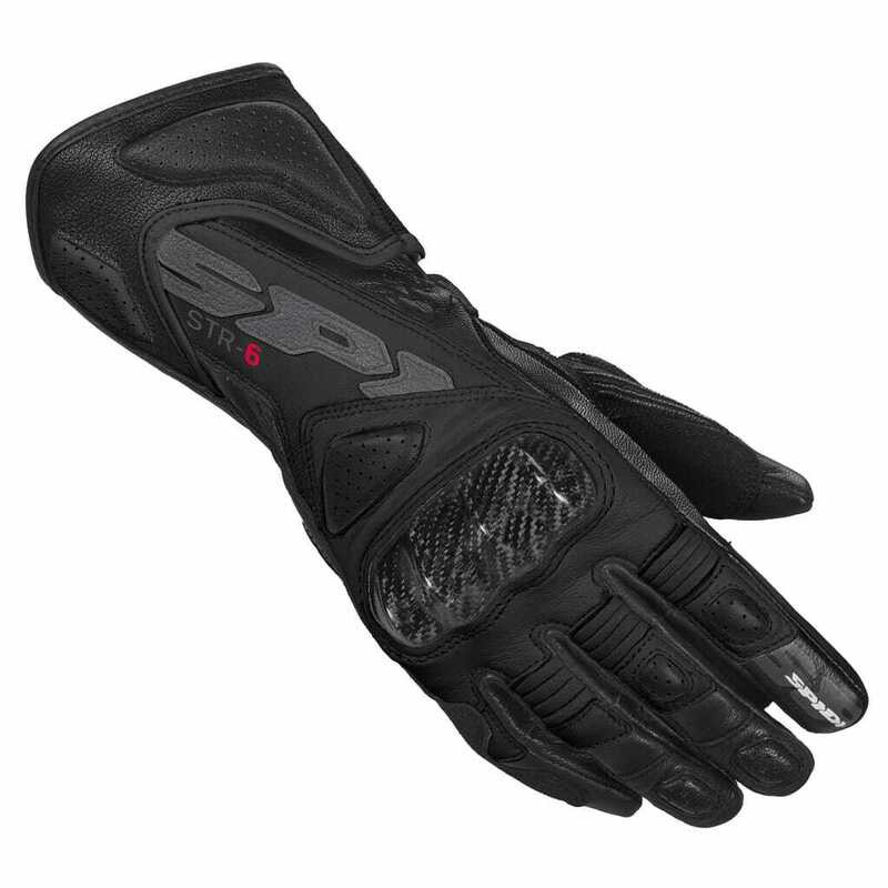 Str. 6 Spidi STR-6 Ladies Black Gloves - Speed Addicts