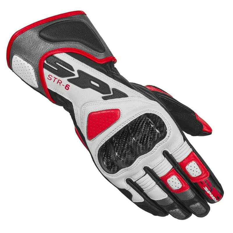 Spidi STR-6 Red Gloves