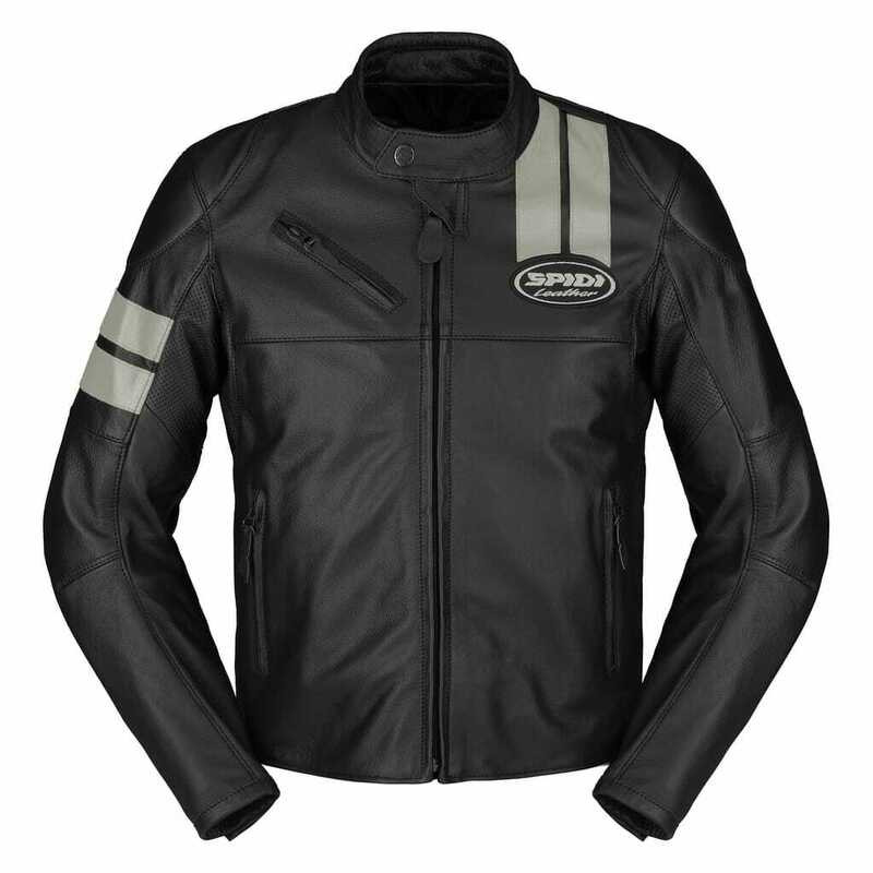 Spidi Roar Black Ice Leather Jacket
