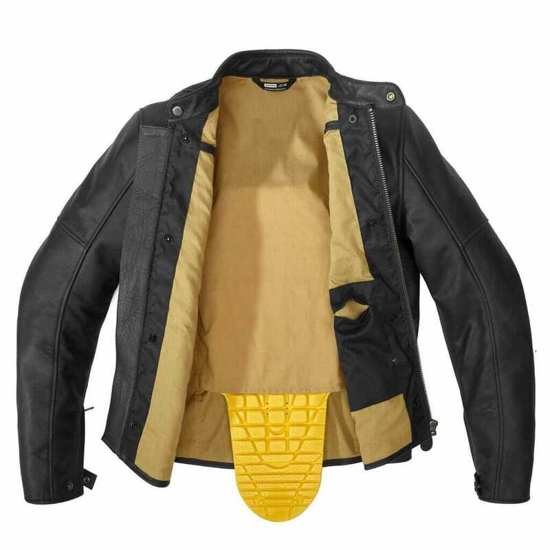 Spidi Mack Black Leather Jacket