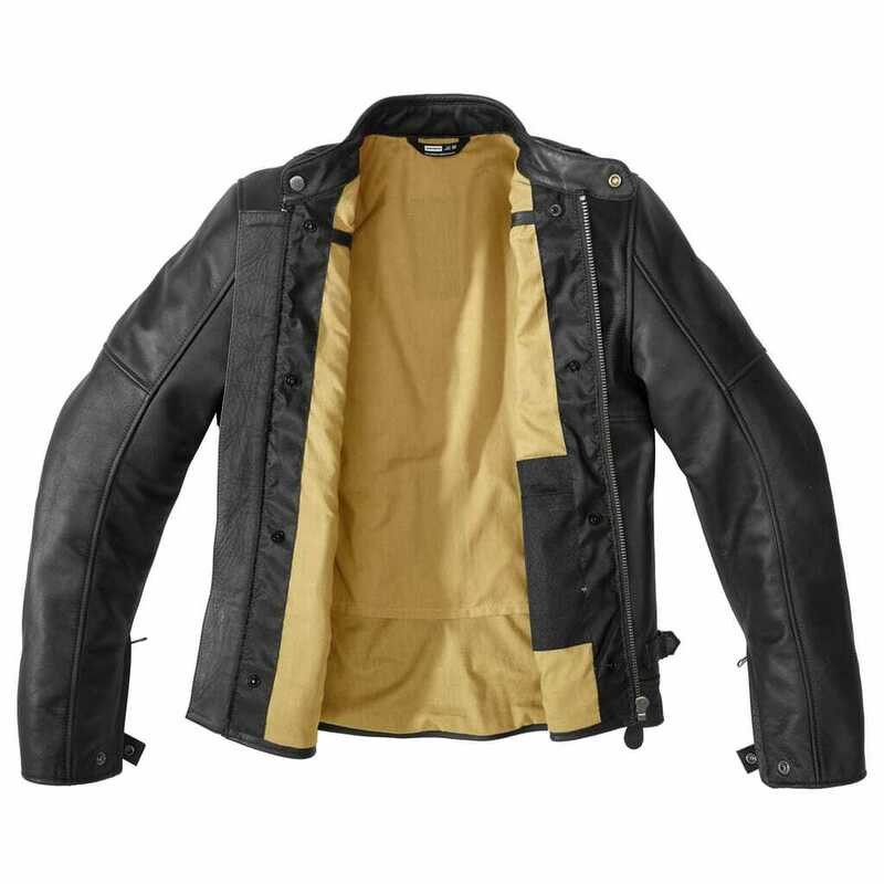Spidi Mack Black Leather Jacket