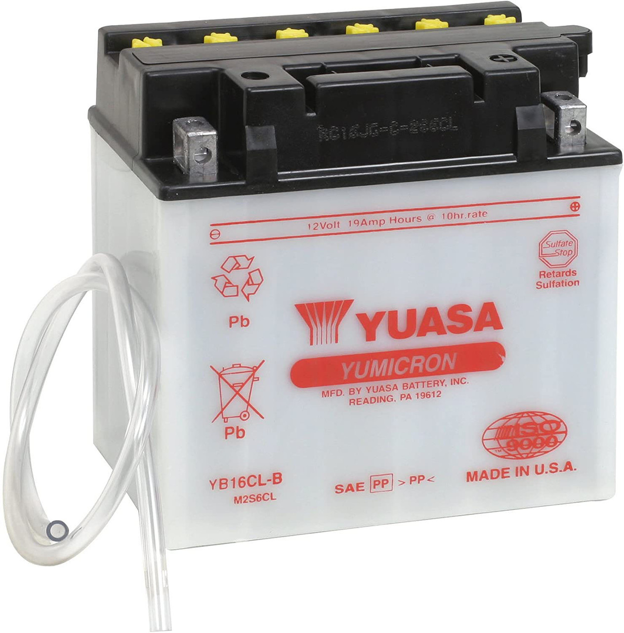 thumbnail image 2 of YB16CL-BS GEL Battery Replacement For Motorcycles - 12V 19AH 240CCA 2 of 9