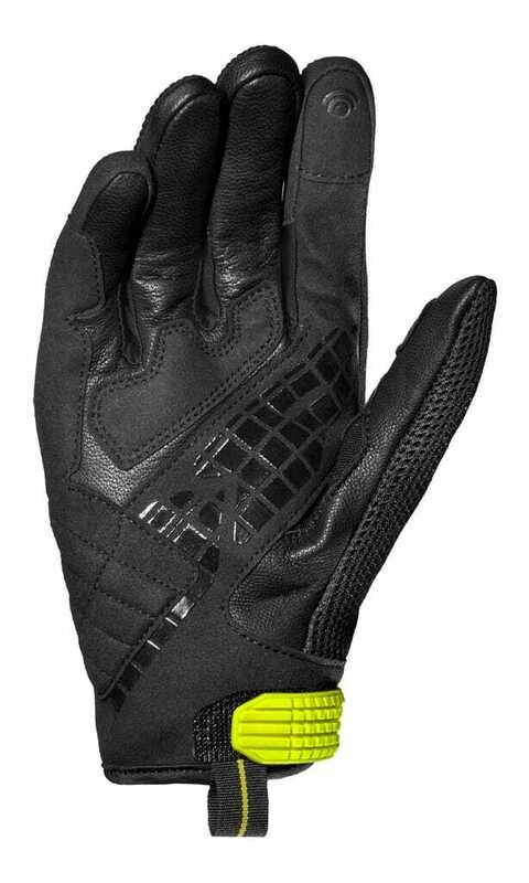 Spidi G-Carbon Black Fluorescente Yellow Gloves