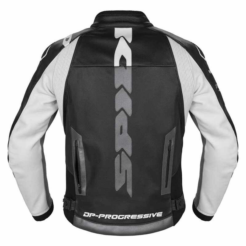 Spidi DP Progressive Leather Black White Jacket