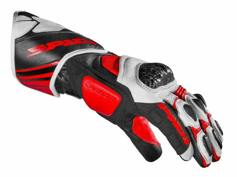 Spidi Carbo 7 Red Gloves