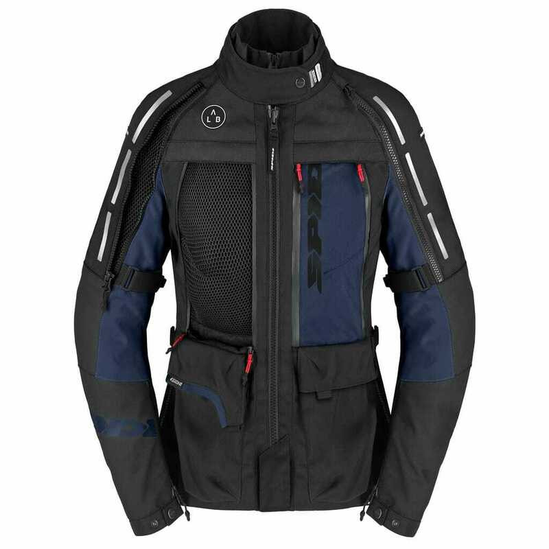 Spidi 4 Season V3 Ladies Black Blue H2Out Jacket