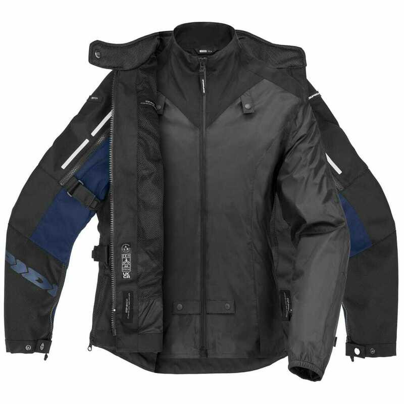 Spidi 4 Season V3 Ladies Black Blue H2Out Jacket