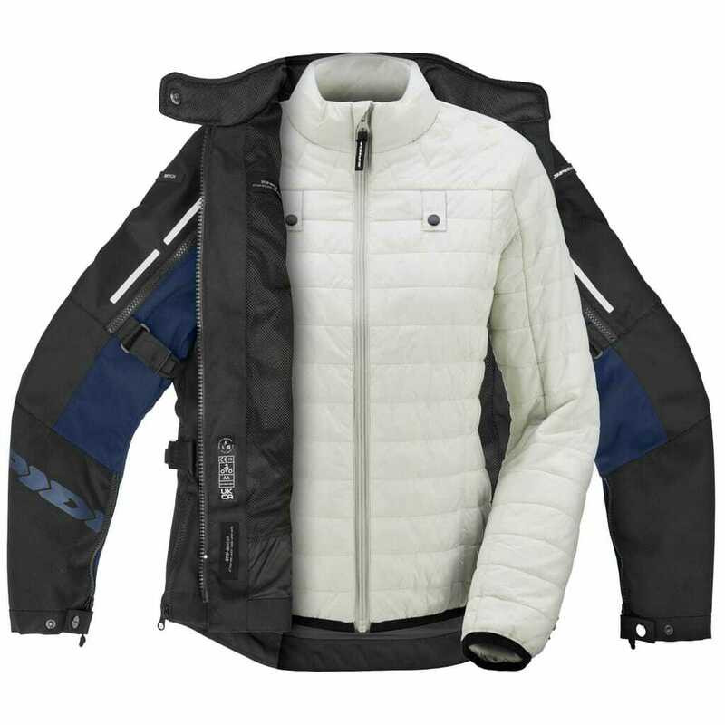 Spidi 4 Season V3 Ladies Black Blue H2Out Jacket