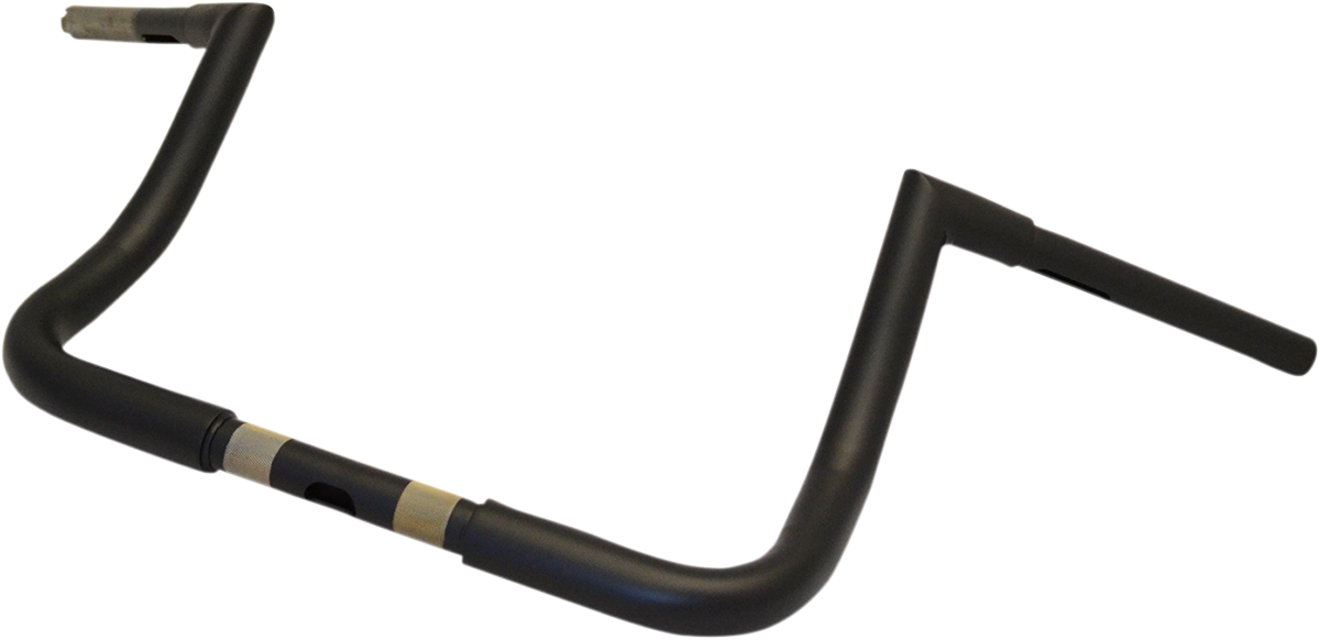La Choppers Handlebar Twin Peaks Bagger 10" size  Flat Black - LA-7361-10M