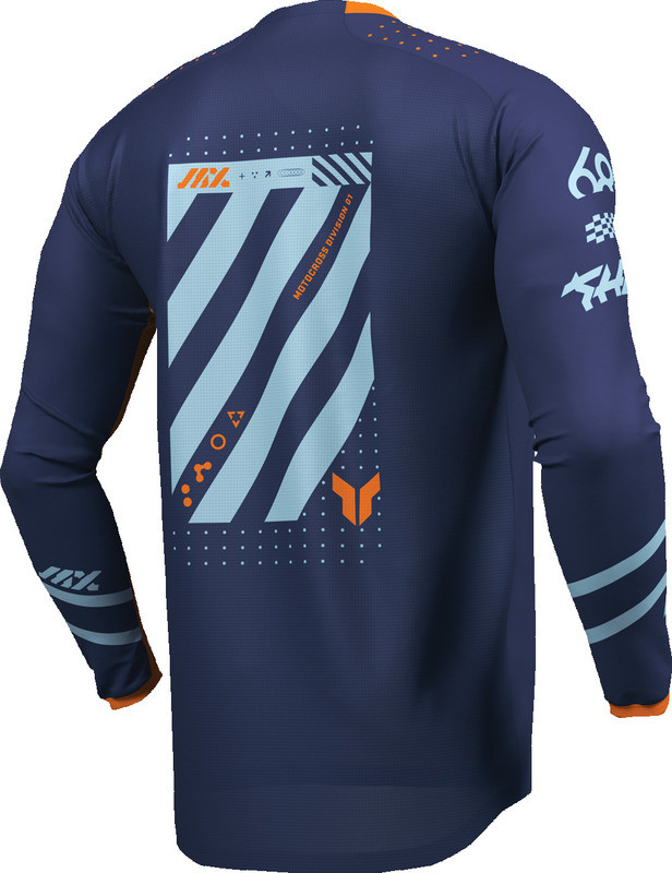 Thor Youth Launchmode Futura Navy Orange Jersey
