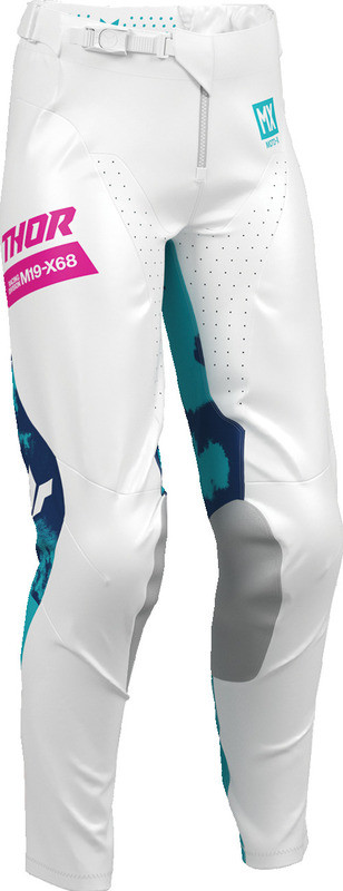 Thor Women's Launchmode Bleach White Aqua Pants