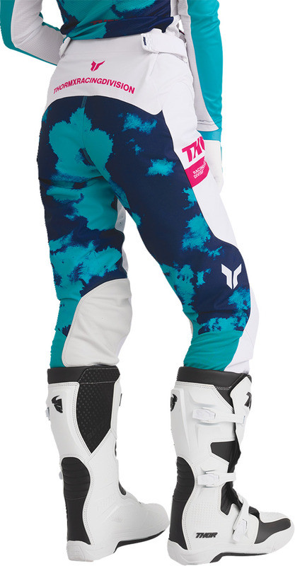 Thor Women's Launchmode Bleach White Aqua Pants